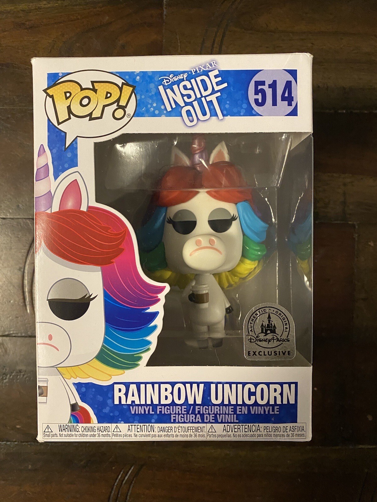 Funko Pop! Rainbow Unicorn #514 Disney Parks Exclusive (Disney Pixar Inside Out)
