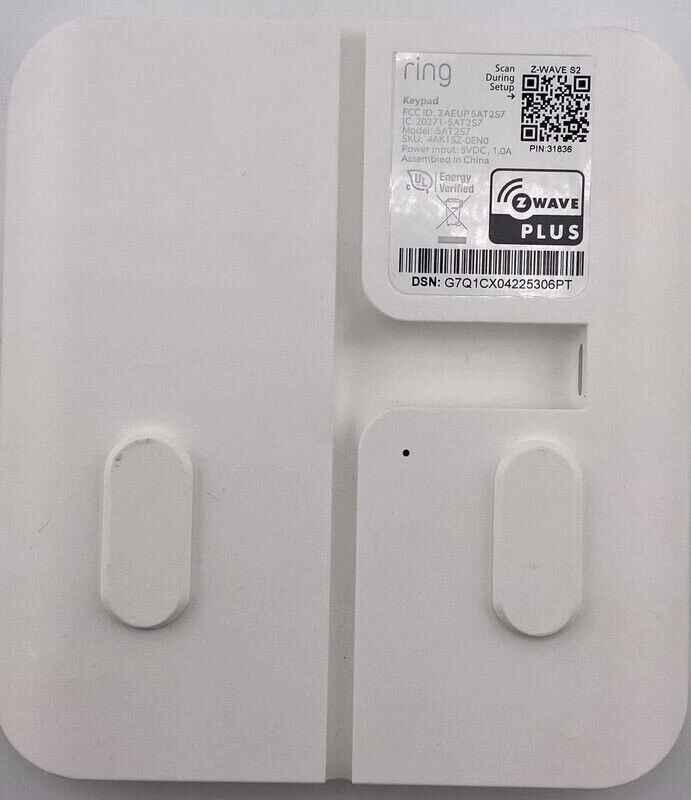 RING Z WAVE PLUS 4HB1U9-0EN0 ALARM BASE STATION AND KEYPAD - Image 4 of 4