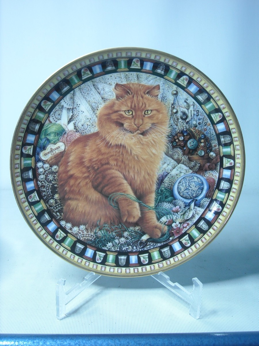 レズリー・アン・アイボリー Cats! Gemma プレート ダンバリーミント Choose ONE OR MORE Lesley Anne Ivory CATS Plates Danbury Mint Cat