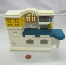 Little Tikes Grand Mansion Dollhouse Country Kitchen Stove Sink Oven Fridge Rare