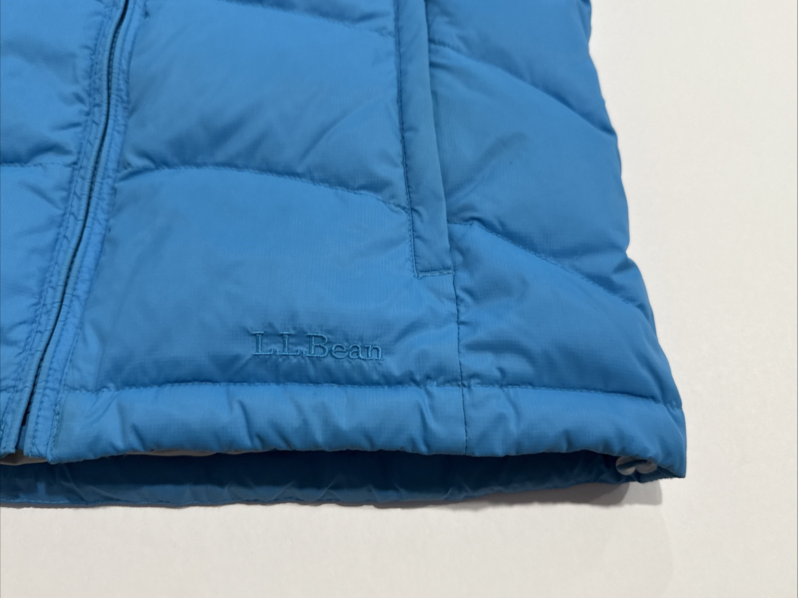 L.L. Bean Women's Small Down Jacket Blue Quilted