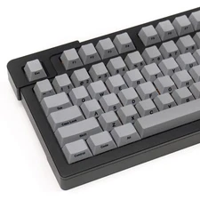 PBT Gray Keycaps Cherry Profile DYE-Sub Custom Minimalist Key Caps for 60% 65...