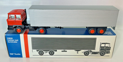 Lion Car 1/50th Scale No. 59 DAF 2800 Tractor Trailer Euro Trailer - Picture 2 of 7