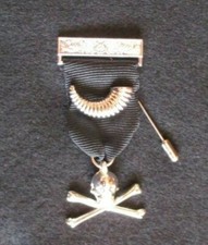 Masonic Order of the Scarlet Cord - 3rd Grade jewel with optional Horn of Oil