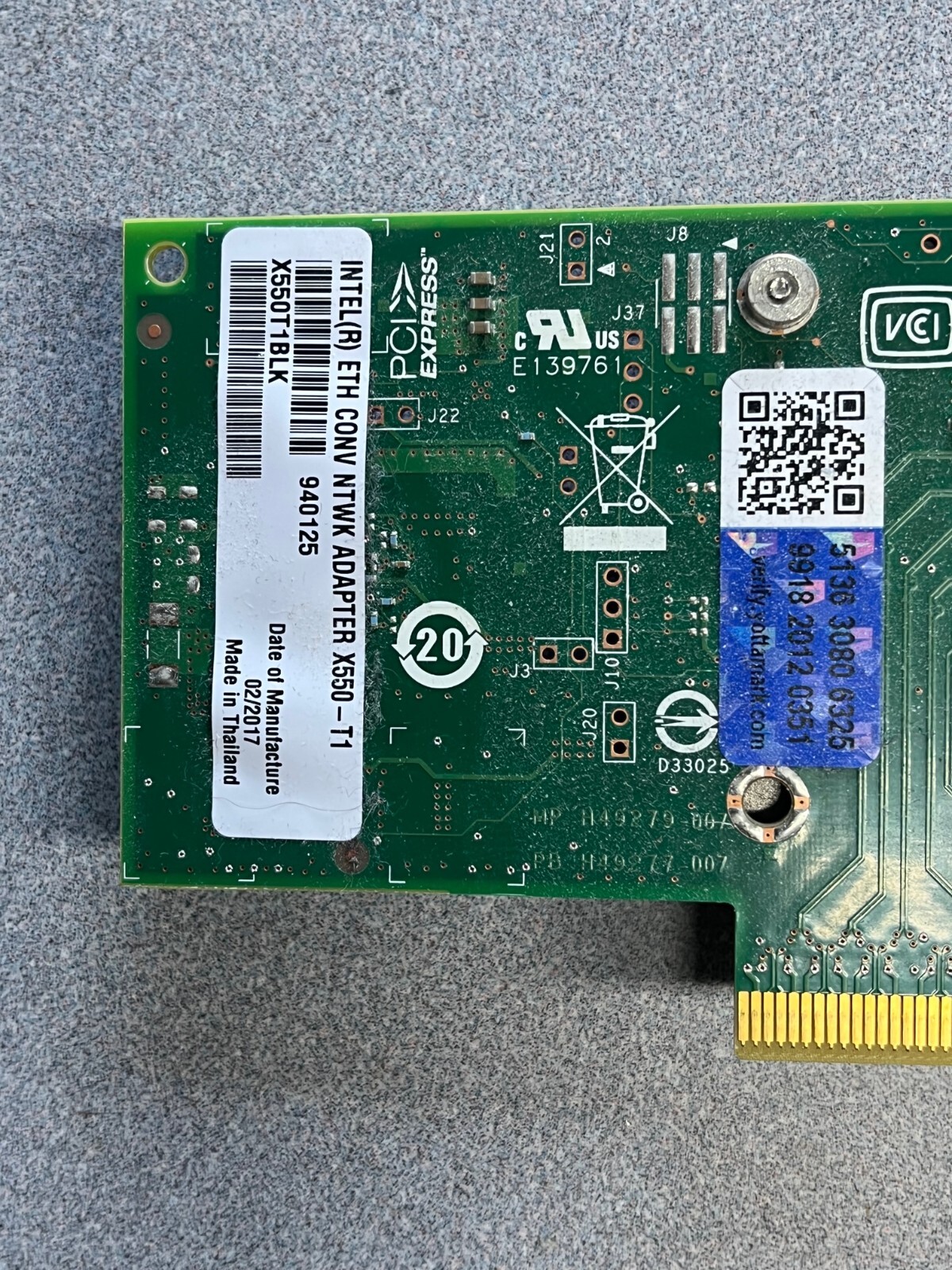 Intel X550T1 10G Server Adapter Converged Network Adapter eBay