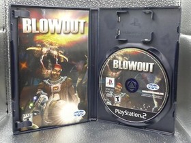 PlayStation 2 PS2 Blowout Tested & Working With Manual Blue Disc Video Game