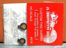 JL INNOVATIVE DESIGN HO SCALE CUSTOM TIRE DISPLAY # 316 BUDGET SET