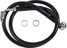 Drag Specialties 1741-5810 Extended Stainless Steel Front Brake Line Kit Plus...