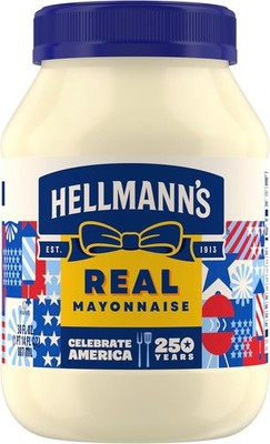 Hellmann's Mayonnaise Real Mayo 1 ct For A Creamy Sandwich Spread or Condiment