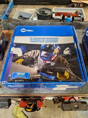Miller  Weldcraft  W-310 310 Amp Water Cooled TIG Torch With Rigid Head