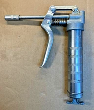 VINTAGE LUBRIMATIC GREASE GUN w/ (4) 3 oz. Grease Cartridges