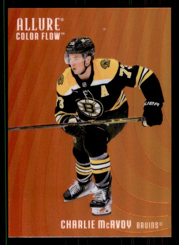 2025-26 Upper Deck Allure Color Flow Red-Orange #CF-18 Charlie McAvoy Bruins