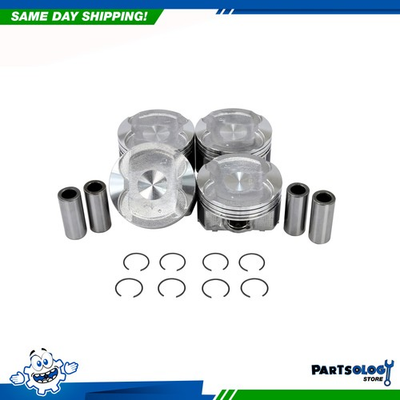 #ad DNJ P4345A Standard size Complete Piston Set For 13 17 Subaru 2.0L DOHC $173.84