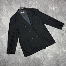 JIL SANDER Black Blazer Jacket Size 42