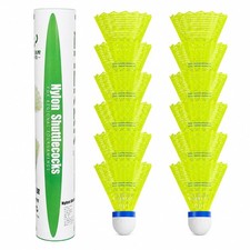 Badminton Birdies,12 Pack Nylon Badminton Shuttlecocks-Hight Speed Batting Tr...