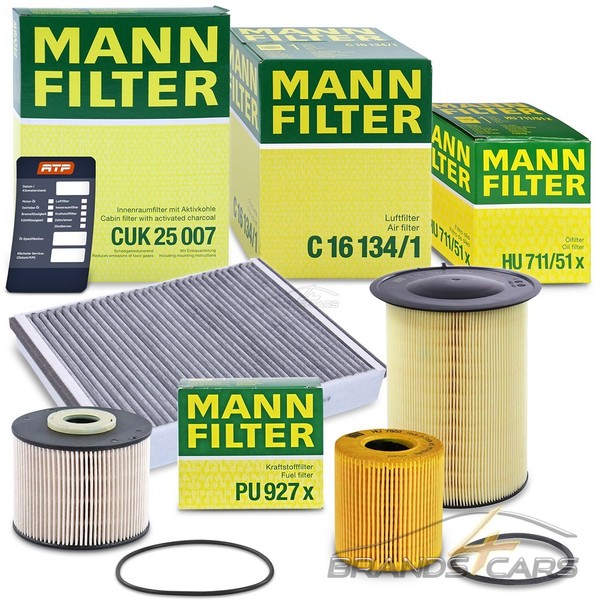 Mann Inspektionspaket B FÜR Ford C-MAX 2 Focus 3 Kuga 2 2.0 Tdci BJ 10-19-image