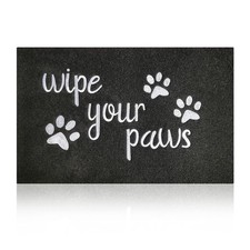 Large Outdoor Front Door Mat Wipe Your Paws Doormat Inside Outside Mats Entry...