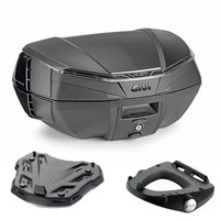 Givi Bauletto V49NB + Halteplatte Yamaha Tracer 900 GT 2018-2020 Schwarz 49LT