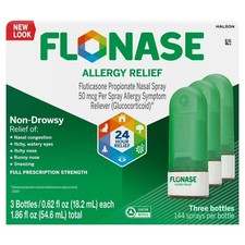 Flonase Allergy Relief Nasal Spray 144 x 3 Sprays 0.62floz 24 Hour EXP 072027 