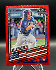 2026 Panini USA Stars & Stripes Drew Burress #168 Red Power Prizm /149