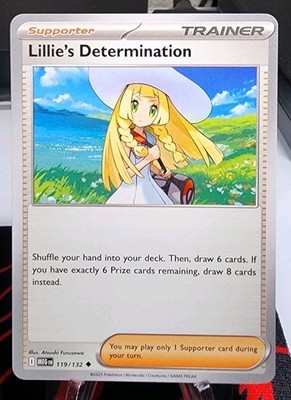 Lillie's Determination 119/132 Me01: Mega Evolution Regular Pokémon TCG 