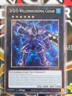 (Yugioh) D/D/D-Wellenhochkönig Caesar, PLSCR, RA04-DE290