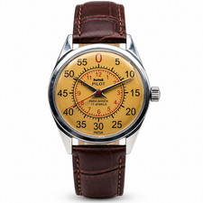 Vintage Hmt Pilot 17Jewels Para Shock Mechanical Hand Winding Wrist Men"s Watch.