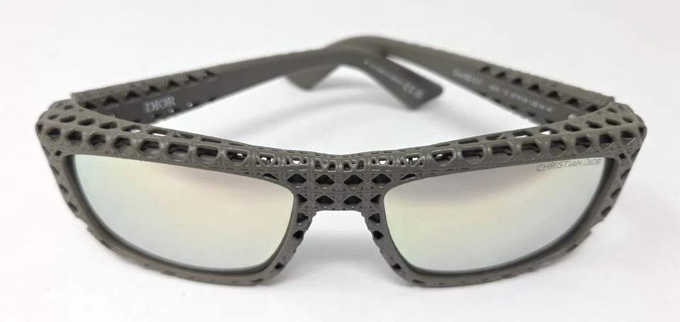 Authentic DIOR Dior3D S1I 65L4 Men's Khaki/ Pink-Silver Mirrored Sunglasses NEW - Image 4 of 4