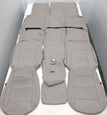 For Chevrolet Suburban Ls 9 Passenger 2021-2026 Gray Leather Seat Covers Mc109