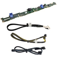 DELL 0TDM6T 4x 3.5" LFF SAS SATA Backplane for PowerEdge + Cables