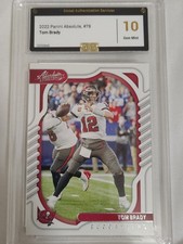 2022 Panini Absolute - Tom Brady #78 Graded 10 Mint