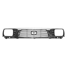 Front Grille Chrome Black - Fits 1995-1997 Toyota Tacoma