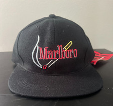 Vintage 90s Marlboro Country Store Cigarette Hat Black NWT Deadstock- READ