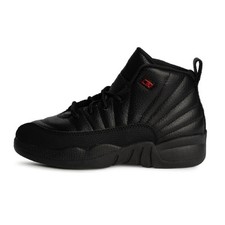 Little Kid's Jordan 12 Retro "Bloodline" Black/Varsity Red (151186 003)