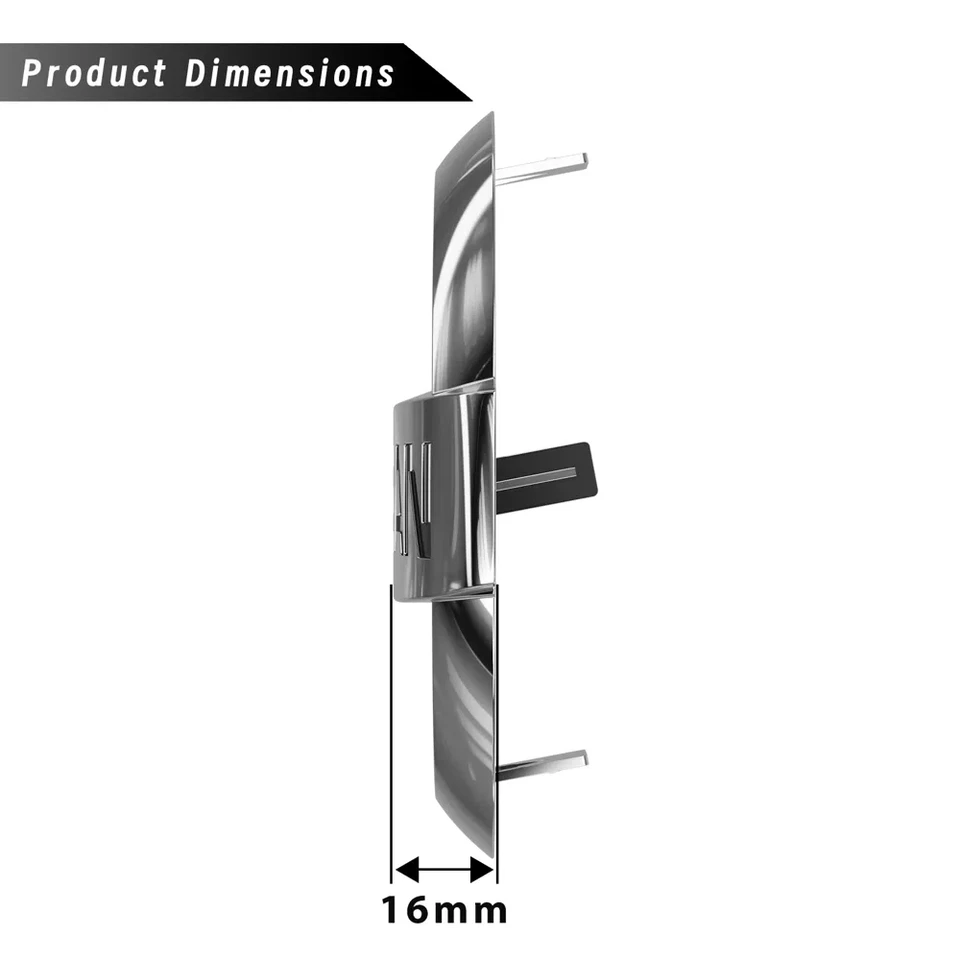 Insignia emblemas cromados parrilla delantera Altima Murano Rogue & Máxima 2013-2018 Foto 3 de 4
