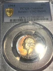 *VIDEO* Dual Sided Fully Rainbow Toned 1964 Washington Quarter PCGS Uncirculated