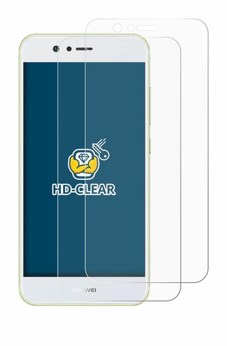 2x Display Schutz Folie für Huawei Nova 2 Zubehör Transparent - Zdjęcie 2 z 6