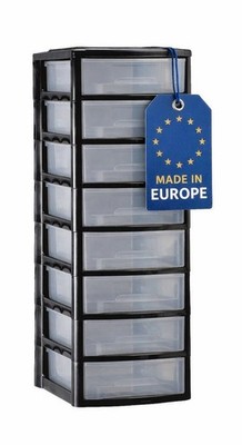 Schubladenbox Bürobox Briefablage DIN A4  8 Ablagefächer Organizer Ablagebox XL