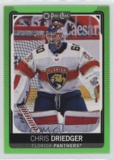 2021-22 O-Pee-Chee Neon Green Border 23/50 Chris Driedger #347 z7j
