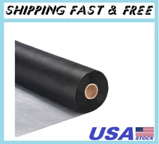 36"x 100' Black Fiberglass Window Screen Roll Durable Screen Mesh for DIY Repair