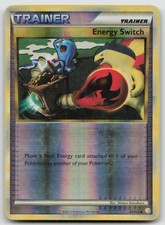 Energy Switch 91/123 Uncommon HeartGold & SoulSilver Pokemon Reverse Holo MP+