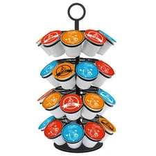 Coffee Pod Carousel Holder Organizer Compatible with 36 Cup Pods
