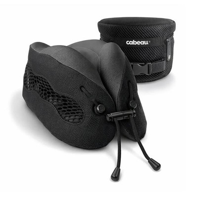 Cabeau Evolution Cool Neck Pillow Memory Foam Travel Pillow, Black