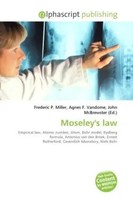 Frederic P. Miller (U. A.) | Moseley's Law | Taschenbuch | Englisch (2026)