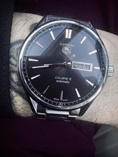 TAG Heuer Carrera Men's Black Watch - WAR201C.BA072