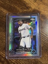 AGUSTIN RAMIREZ MARLINS 2025 TOPPS CHROME ROOKIE REFRACTOR