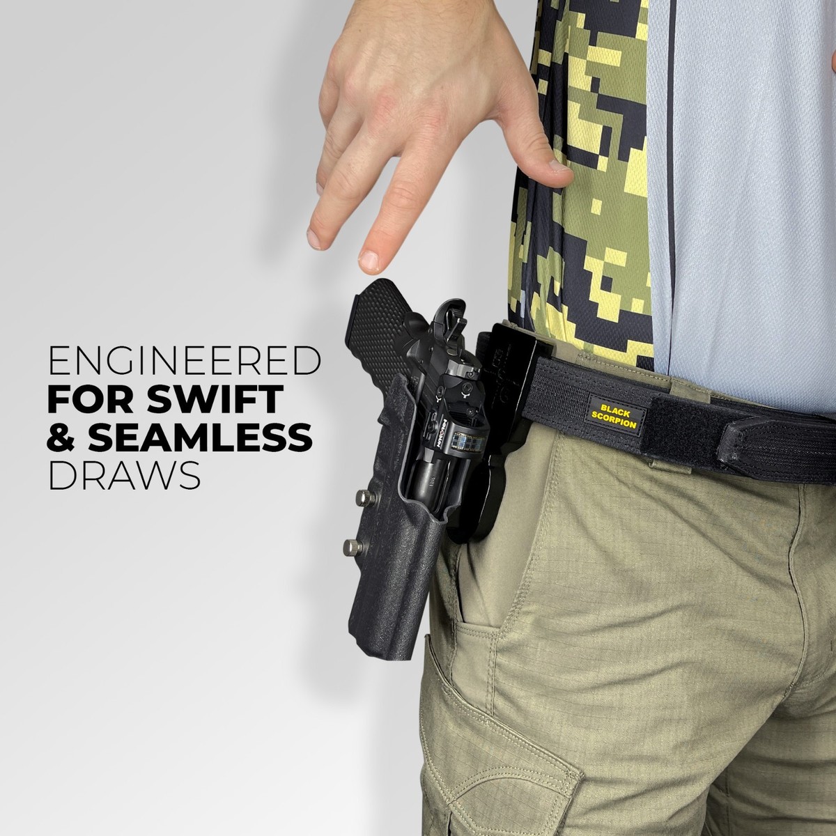 Pro Heavy Duty Competition Holster fits Staccato XC w/ SureFire