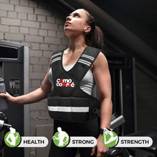 Adjustable Weighted Vest for Men Women, 4-10Lb/12-18Lb/20-32Lb Vest with 6 Ir...