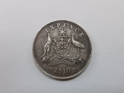 1910 Australia Sixpence — photo from the most recent tracked eBay sale