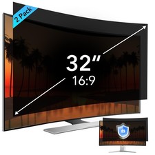 2 Pack 32 inch Computer Privacy Screen Filter for 16:9 Aspect Ratio Widescree...